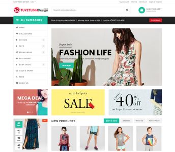Mẫu website thương mại điện tử - WDTMDT - 5